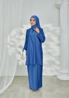 Kurung Pahang - Royal Blue