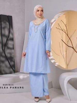 Kurung Pahang - Baby blue