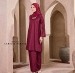 Kurung Pahang - Burgundy