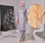 Kurung Pahang - Light Grey