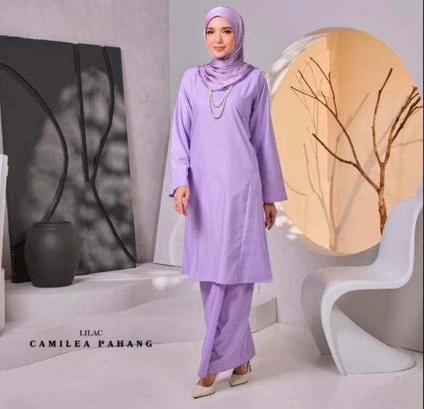 Kurung Pahang - Lilac