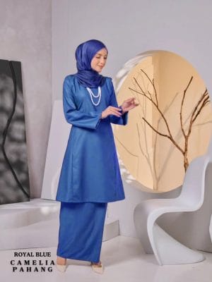 Kurung Pahang - Royal Blue